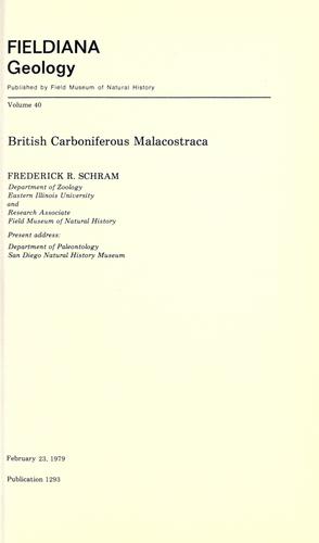 British Carboniferous Malacostraca