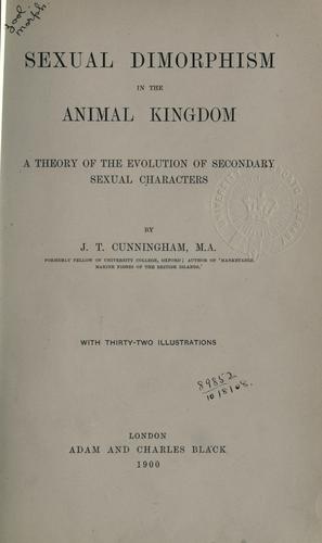 Sexual dimorphism in the animal kingdom