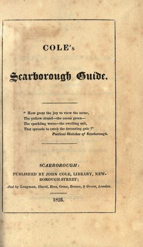 Cole's Scarborough guide