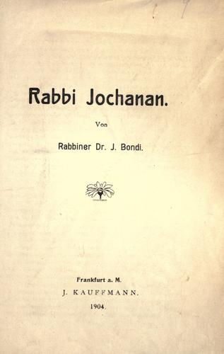 Rabbi Jochanan