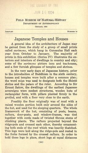 Japanese temples and houses