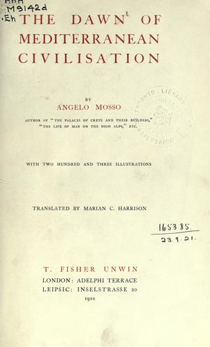 The dawn of Mediterranean civilisation