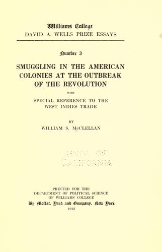 Smuggling at the outbreak of the revolution