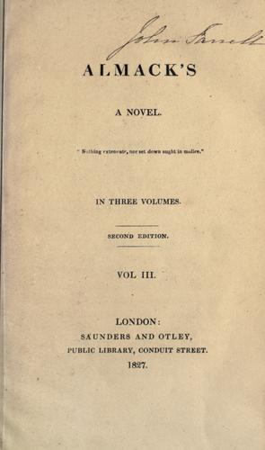 Almack's, a novel