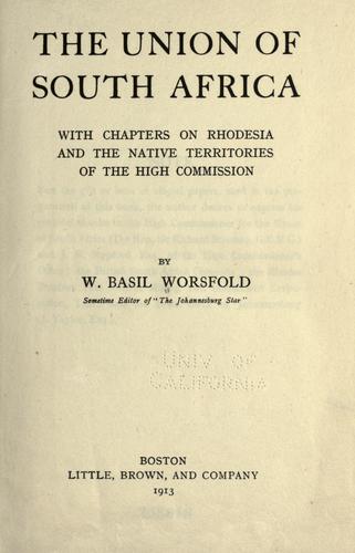 The Union of South Africa