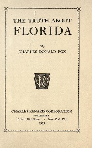 The truth about Florida