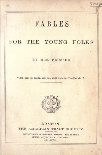 Fables for the young folks