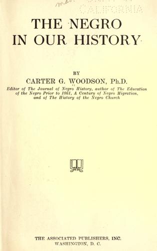 The Negro in our history