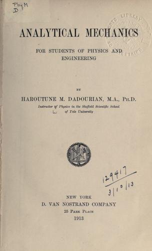 Analytical mechanics