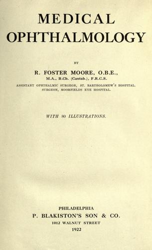 Medical ophthalmology
