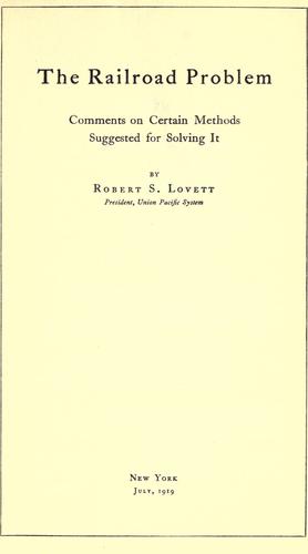 The railroad problem
