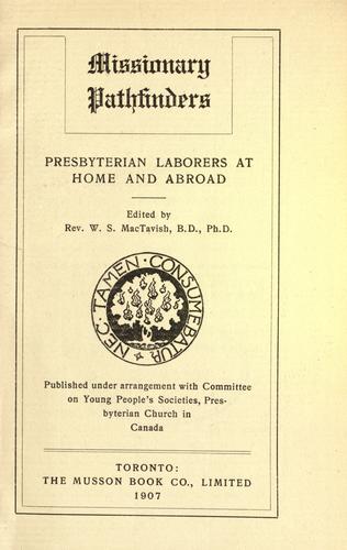 Missionary pathfinders