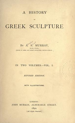 A history of Greek sculpture