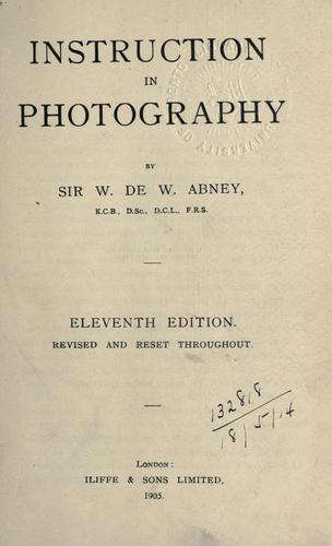 Instruction in photography