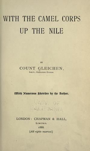 With the camel corps up the Nile
