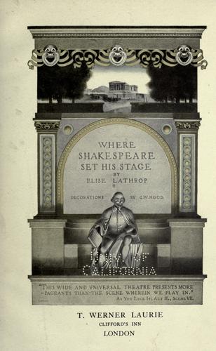 Where Shakespeare set his stage