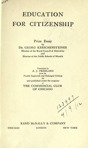 Education for citizenship