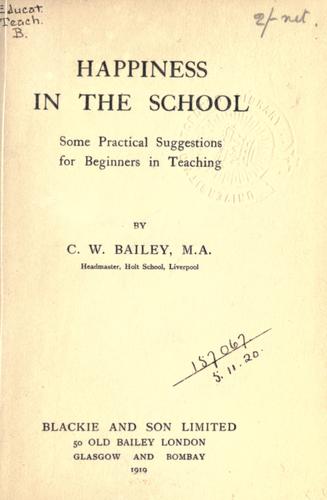Happiness in the school