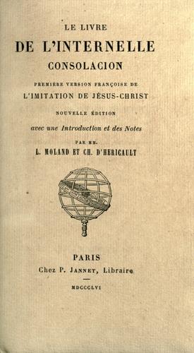 Le livre de l'internelle consolacion
