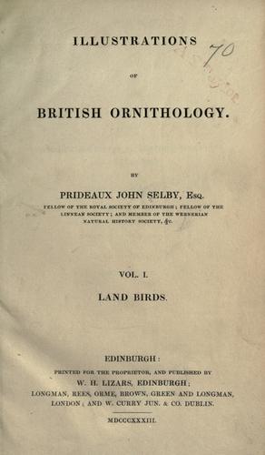 Illustrations of British ornithology
