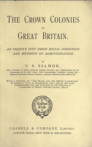 The Crown Colonies of Great Britain