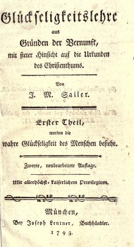 Gl©·uckseligkeitslehre aus Gr©·unden der Vernunft