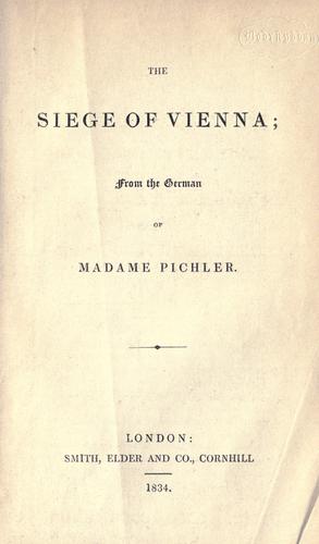 The siege of Vienna