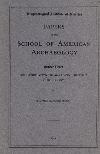 The correlation of Maya and Christian chronology