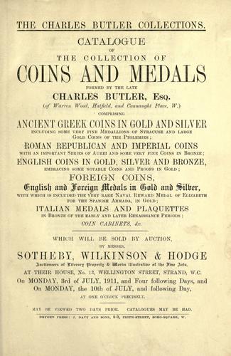 The Charles Butler collections