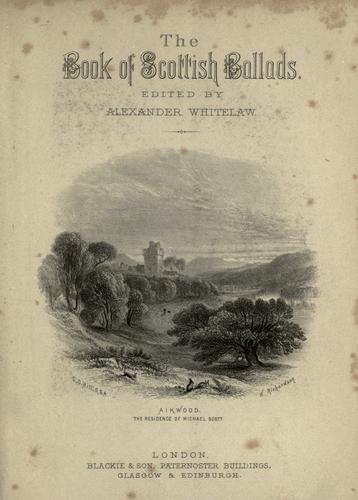 The book of Scottish ballads