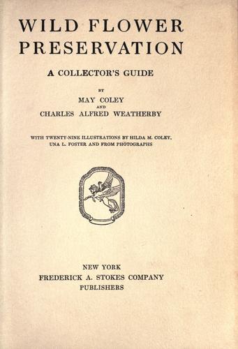 Wild flower preservation