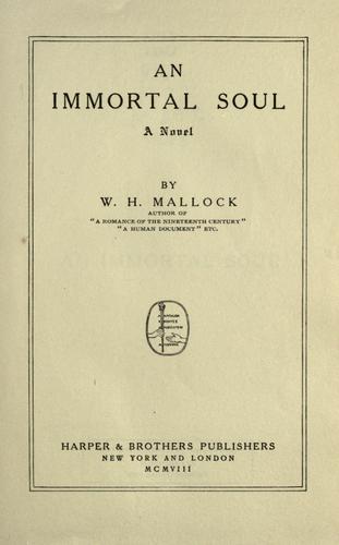 An immortal soul