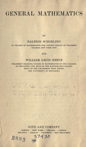 General mathematics