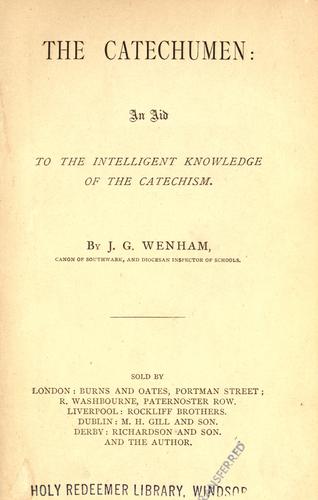 The catechumen