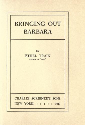 Bringing Out Barbara