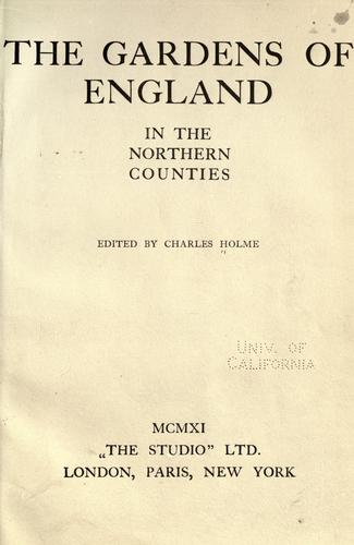 The gardens of England in the northern counties
