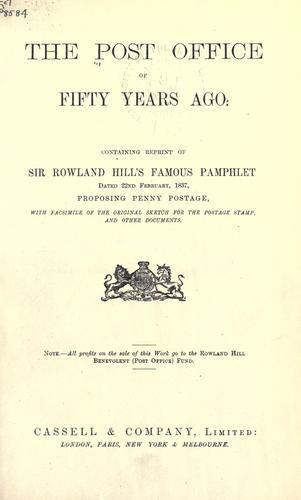 The post office of fifty years ago