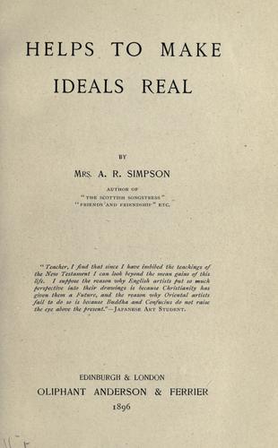 Helps to make ideals real