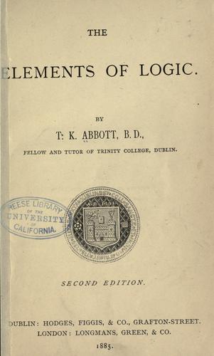 The elements of logic