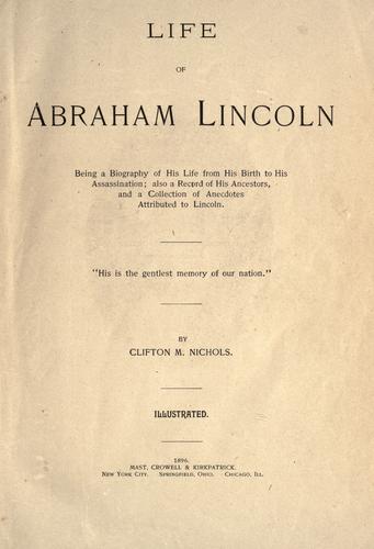 Life of Abraham Lincoln