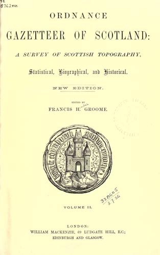Ordnance gazetteer of Scotland