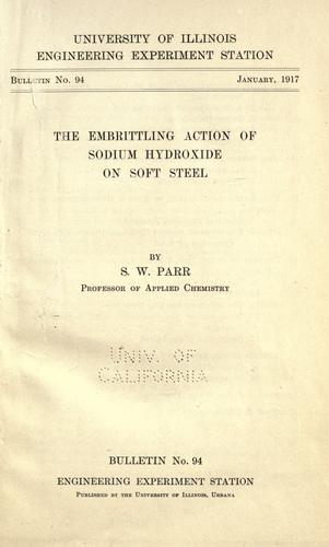 The embrittling action of sodium hydroxide on soft steel