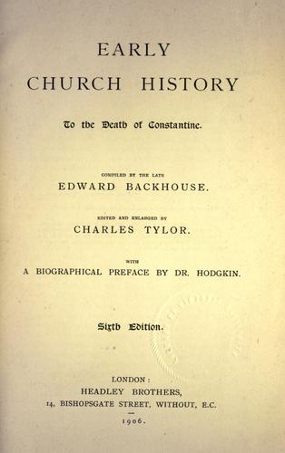 Early church history