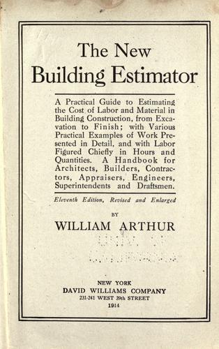 The new Building estimator