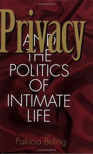 Privacy and the politics of intimate life