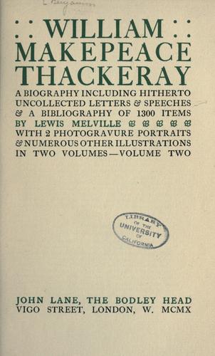 William Makepeace Thackeray