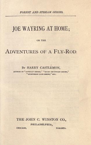 Joe Wayring at home