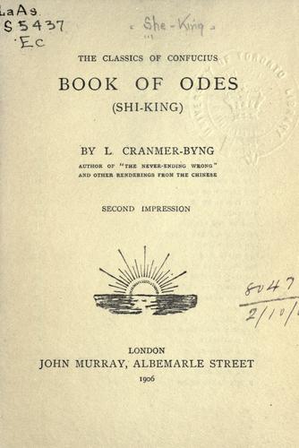 The classics of Confucius