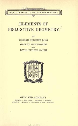 Elements of projective geometry
