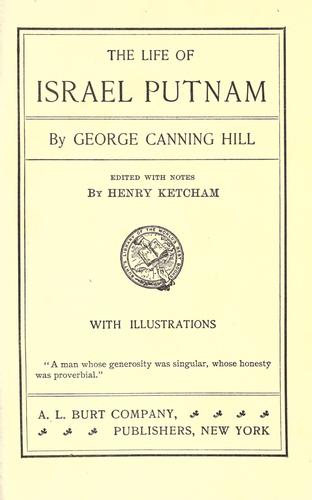 The life of Israel Putnam